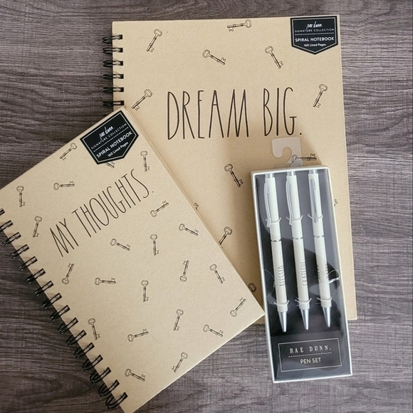 Rae Dunn Notebook Journal Pen Desk Set